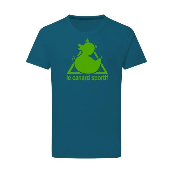 Canard Sportif vert pomme -Flex vert pomme sur T-shirt SG  Petrol  2XL