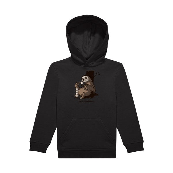 sweat capuche enfant Black Procafeination