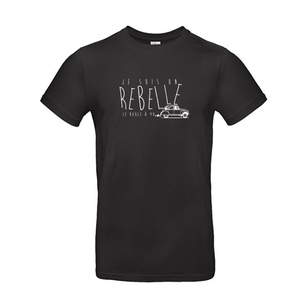 je suis un rebelle Blanc B&C - E190 T-shirt