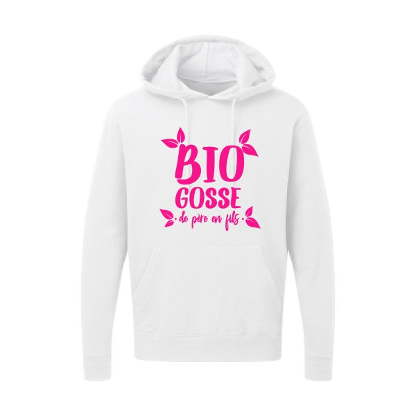 BIO GOSSE  Rose Fluo SG - Hooded Sweatshirt Sweat capuche