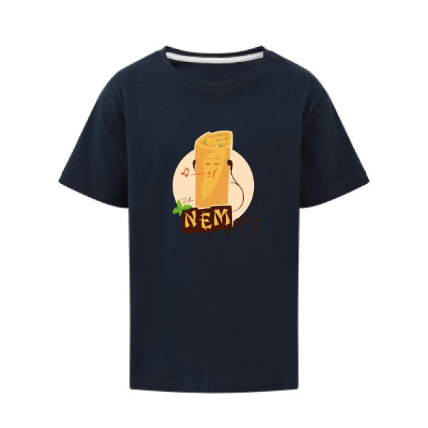 NEMp3 SG - Kids T-shirt enfant Navy Taille 140 (9-10/XL)