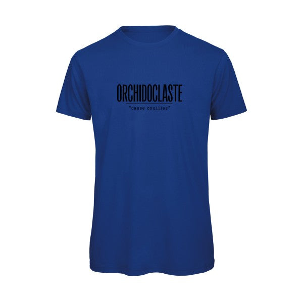 orchidoclaste-tshirt_Royal Blue_flex_Noir