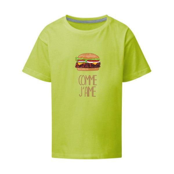 Comme j'aime SG - Kids T-shirt enfant Lime Taille 152 (11-12/2XL)