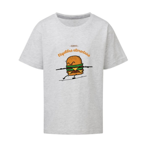 BURGER ADDICT SG - Kids T-shirt enfant Ash Grey Taille 152 (11-12/2XL)