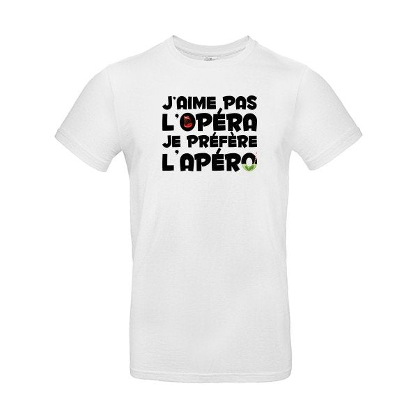 T-shirt humour original Operapero T Shirt couleur White