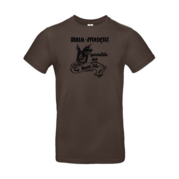 Rhum-atologue flex noir B&C - E190 T-shirt|Brown||2XL