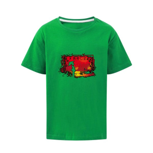 contemplation SG - Kids T-shirt enfant Kelly Green Taille 140 (9-10/XL)