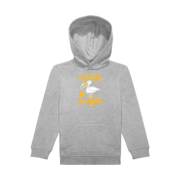 sweat capuche enfant Sports Grey Vos-gueules-les-mouettes