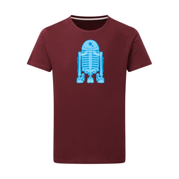 T-shirt homme Droid Scan - T-shirt inspiré par l'univers de la science-fiction Burgundy 2XL