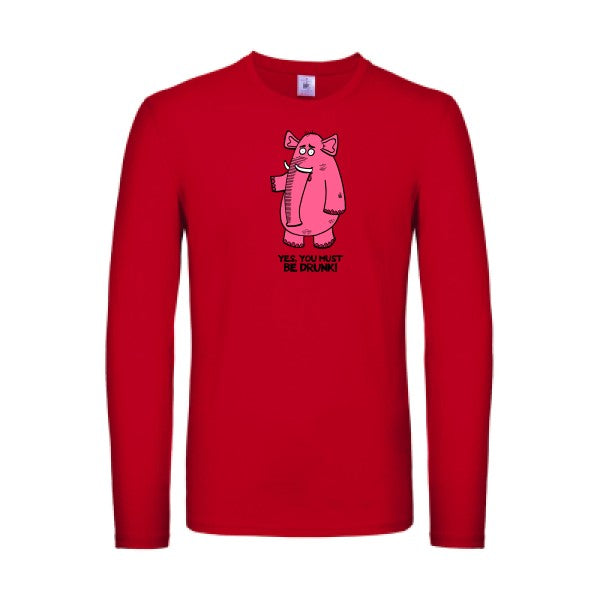 Pink elephant B&C - E150 LSL T-shirt manches longues léger