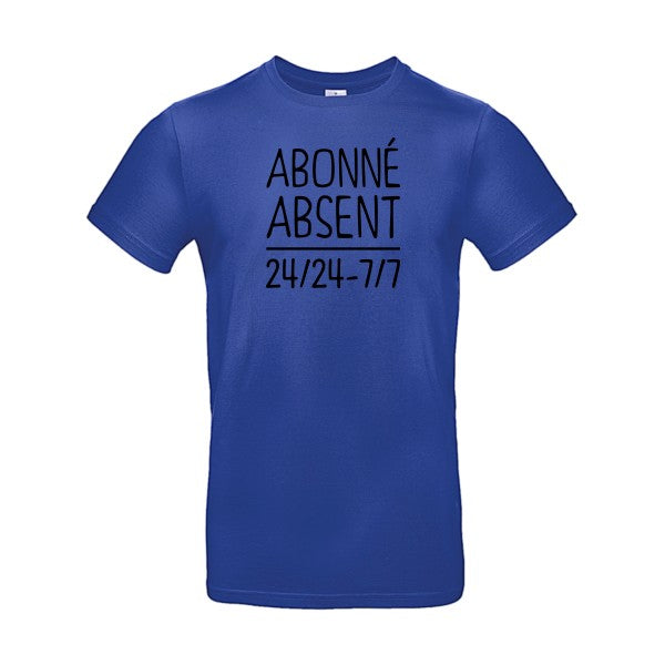 Abonné absentFlex noir - E190 T-shirt|Cobalt Blue||2XL