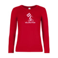 t-shirt lsl femme Velorution Red flex Rose