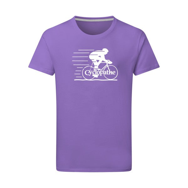 CYCLOPATHE ! - Flex Blanc Tshirt original Aster Purple  2XL