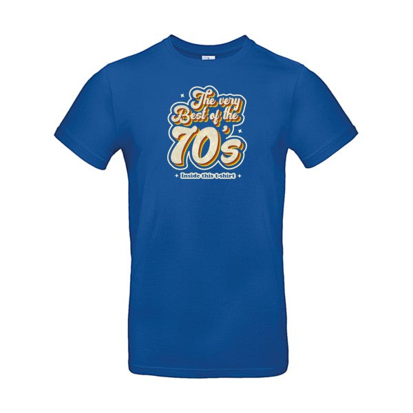 T-shirt humour original 70S T Shirt couleur Royal Blue