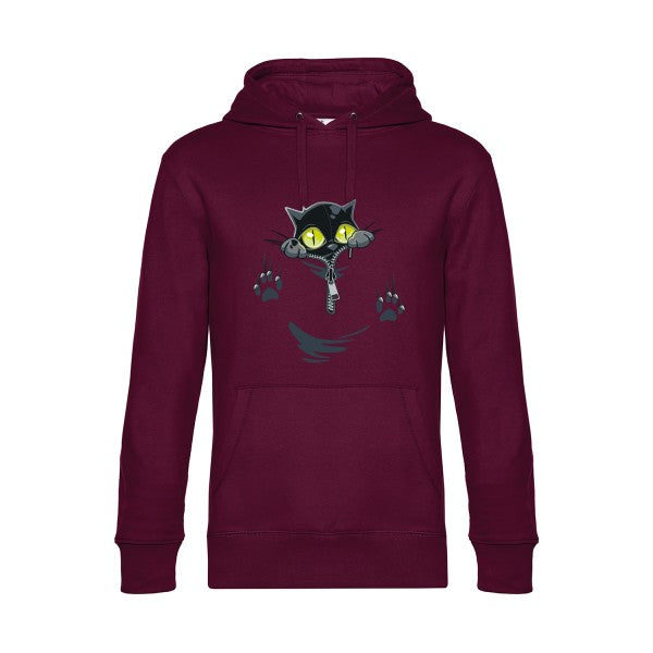 oOh- Sweat à capuche original Burgundy - RueDuTeeshirt