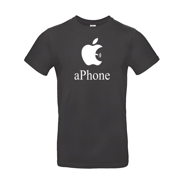 aPhone B&C- T-shirt E190|Used Black||2XL