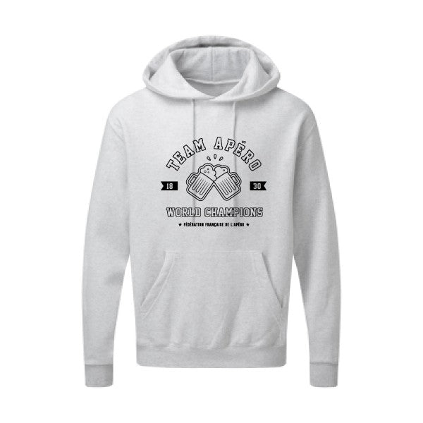 Team apéro Noir SG - Hooded Sweatshirt Sweat capuche