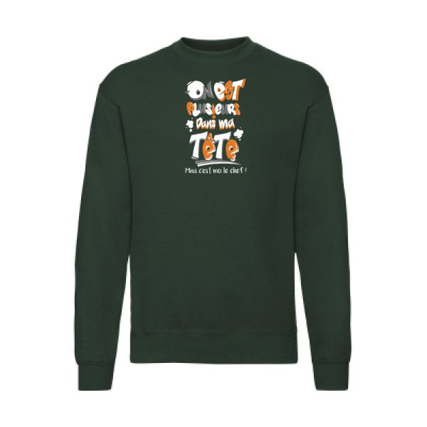 C'est moi le chef ! Fruit of the loom 280 g/m² Sweat shirt