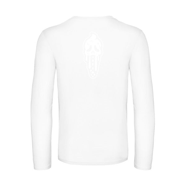 ice scream - t shirt- manches- longues- original- humour- White impression Dos