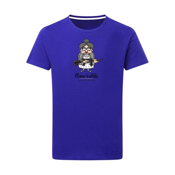 T-shirt homme Mamie Traillette - T-shirt vintage et décalé Royal Blue 5XL