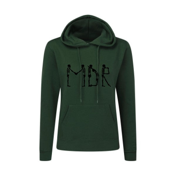 MDR Noir |Sweat original à capuche Femme