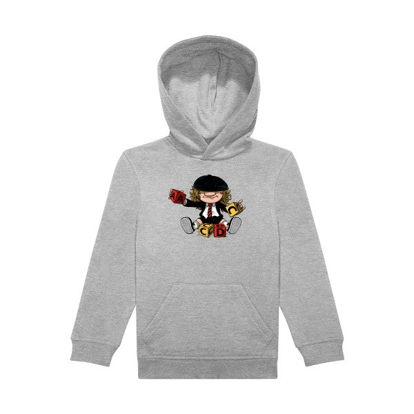 sweat capuche enfant Sports Grey ACDC