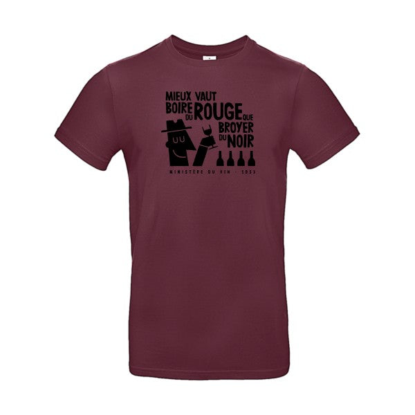 Mieux vautFlex noir- T-shirt E190|Burgundy||2XL