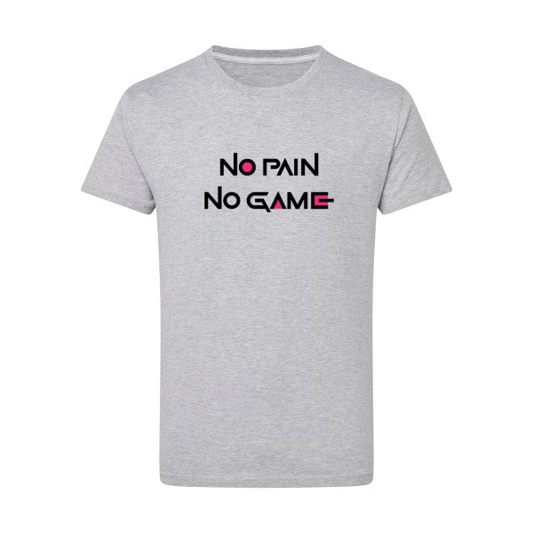 T-shirt homme NO PAIN NO GAME - T-shirt rigolo pour les sportifs Light Oxford 5XL