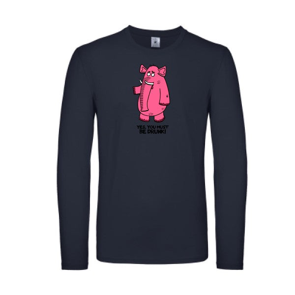 Pink elephant B&C - E150 LSL T-shirt manches longues léger