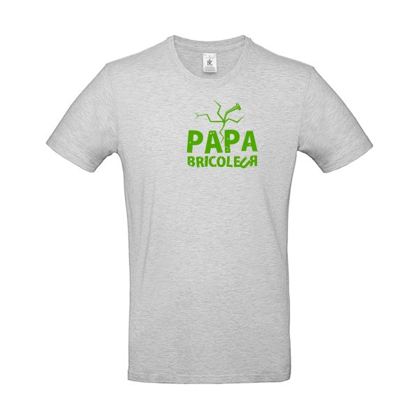 Papa bricoleur Flex Vert pomme |E190 T-shirt|Ash||2XL