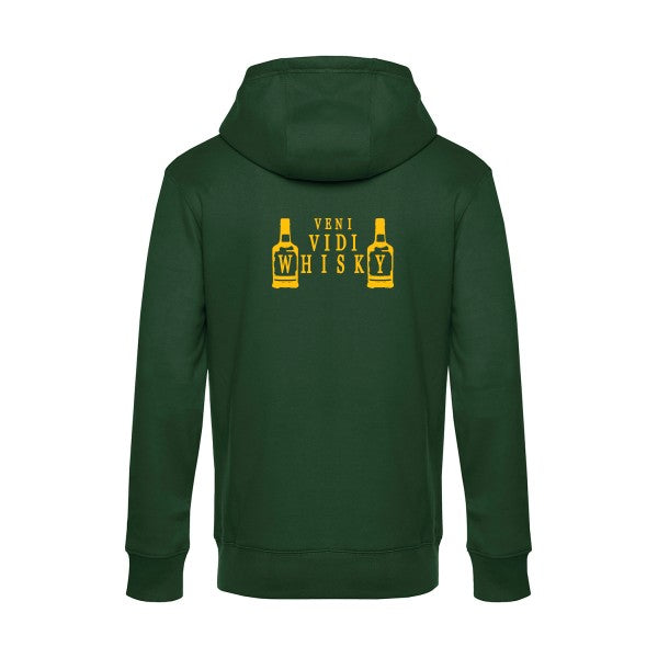 sweat à capuche homme original VENI VIDI WHISKY