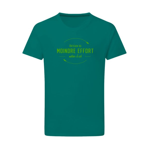 Artisan du moindre effort vert pomme -Flex vert pomme sur T-shirt SG  Emerald Green  2XL