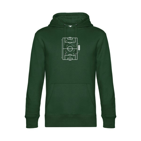 Tactique-secrete sweat shirt original Bottle Green flex Blanc impression Face