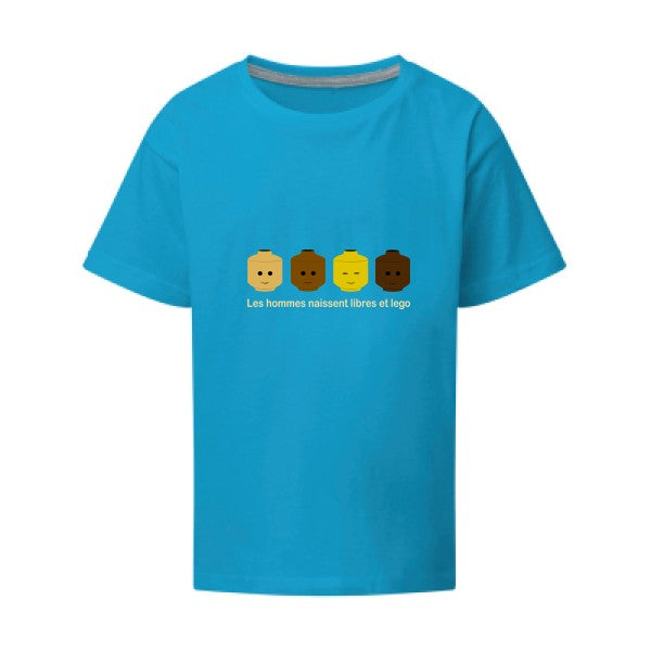 libre et légo SG - Kids T-shirt enfant Turquoise Taille 152 (11-12/2XL)