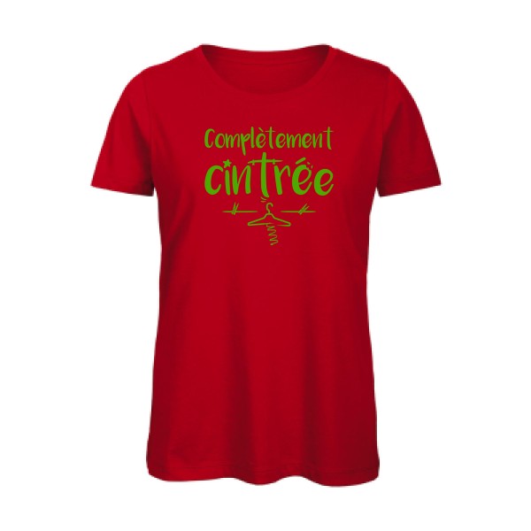 T shirt humour bio femme   femme bio|ComplÃ¨tement cintrÃ© Vert pomme 