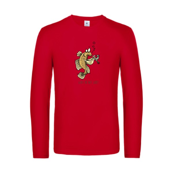 goby-or-not-goby-t-shirt-manches-longues-original-humour -Red