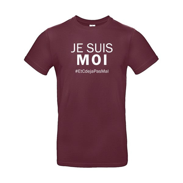 Je suis moiFlex Blanc - E190 T-shirt|Burgundy||2XL