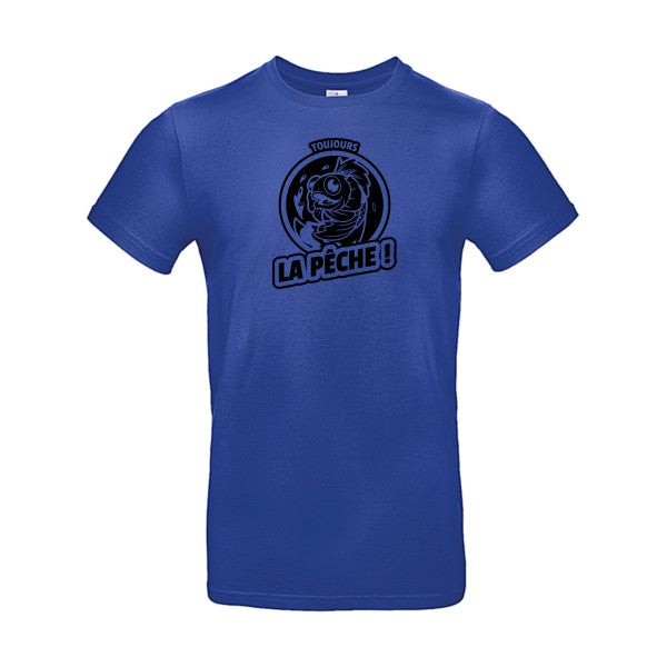 Toujours la pêche ! flex noir B&C - E190 T-shirt|Cobalt Blue||2XL