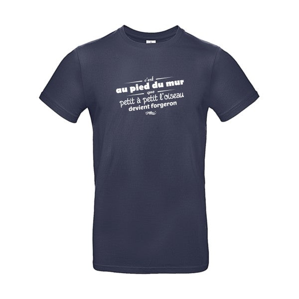 Proverbe à la conFlex Blanc - E190 T-shirt|Navy Blue||2XL