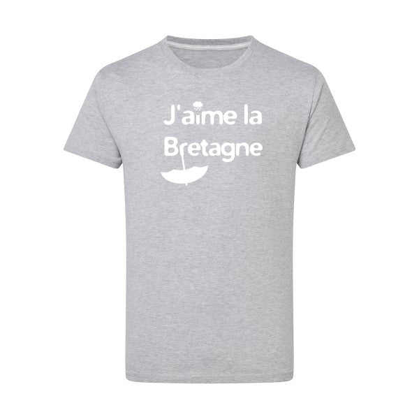 J'aime la Bretagne - Flex Blanc Tshirt original Light Oxford  5XL