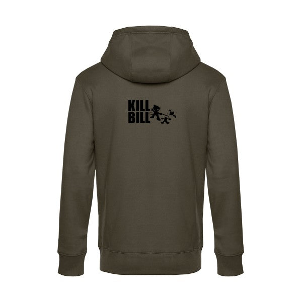 kill-bill sweat shirt original Khaki flex Noir impression Dos
