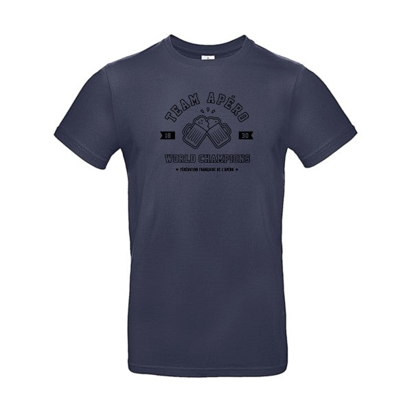 Team apéro flex noir B&C - E190 T-shirt|Navy Blue||2XL