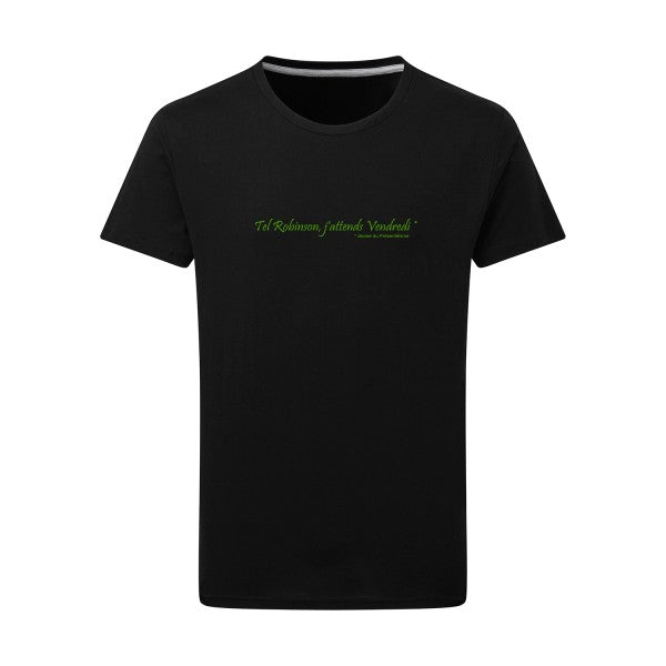 Yes, Vendredi ! - Flex Vert pomme Tshirt original Dark Black  4XL