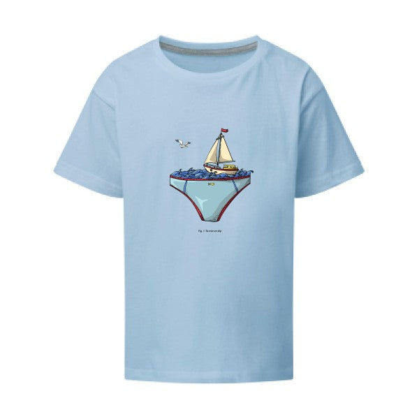 Ta mer en slip SG - Kids T-shirt enfant Sky Taille 152 (11-12/2XL)