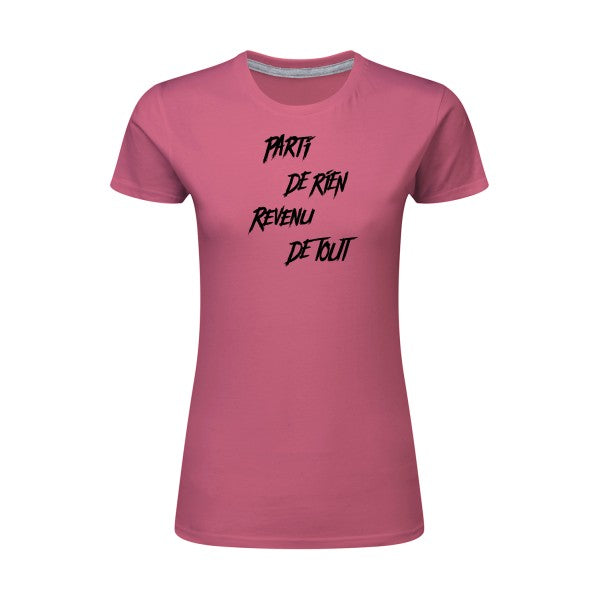 Parti de rien Noir |T shirt original femme|SG