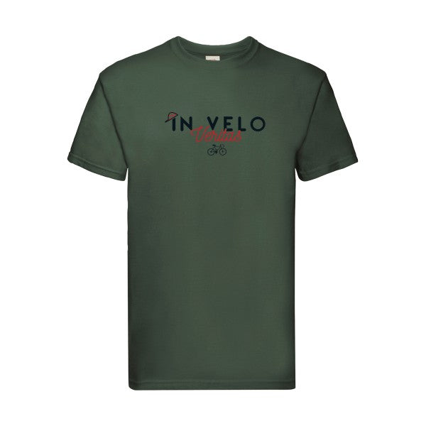 In Velo Veritas Fruit of the loom 205 g/m² T-shirt/ bottle green