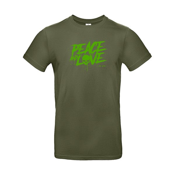 Peace or no peace flex Vert pomme B&C - E190 T-shirt|Urban Khaki||2XL