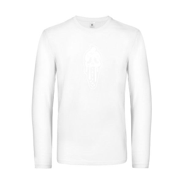 ice scream - t shirt- manches- longues- original- humour- White impression Face