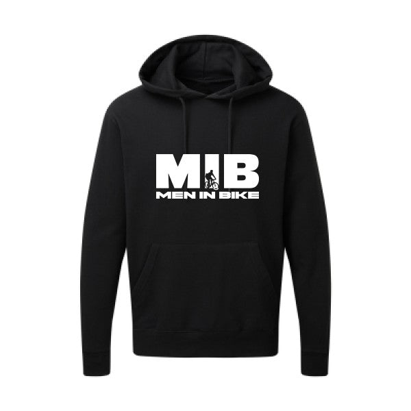 MEN IN BIKE Blanc SG - Hooded Sweatshirt Sweat capuche