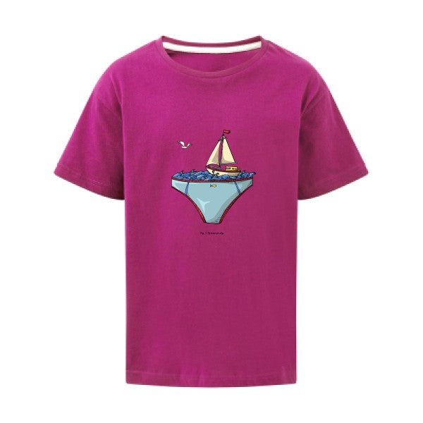 Ta mer en slip SG - Kids T-shirt enfant Dark Pink Taille 152 (11-12/2XL)